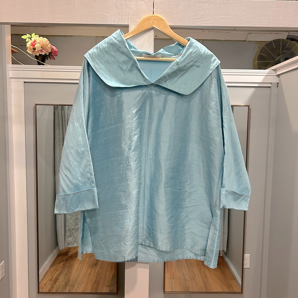 Vitamin Turquoise Blouse